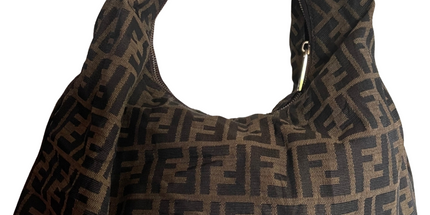 FENDI  large zucca shoulder bag