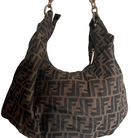 FENDI  large zucca shoulder bag