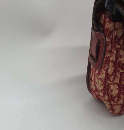 Dior monogram vintage denim crossbody bag