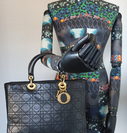 Dior lady dior vintage handbag