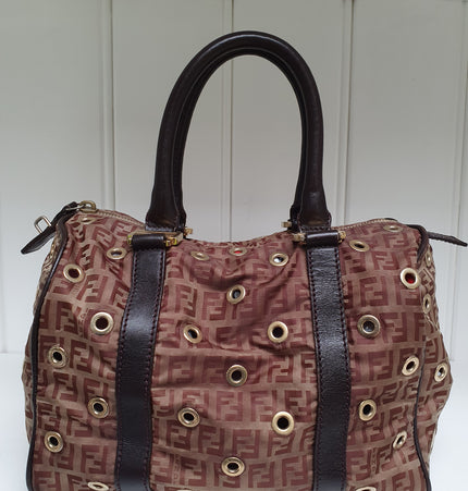 Fendi Boston rivet handbag