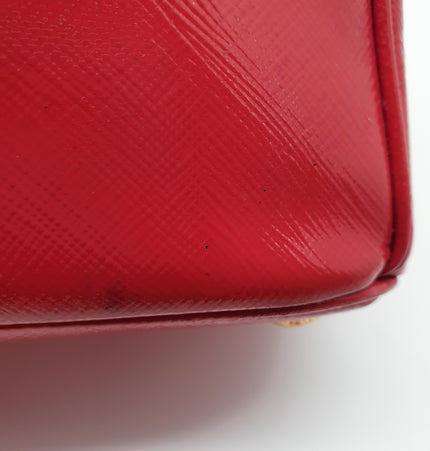 Prada galleria top handle crossbody bag