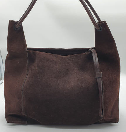 Gucci suede shoulder bag