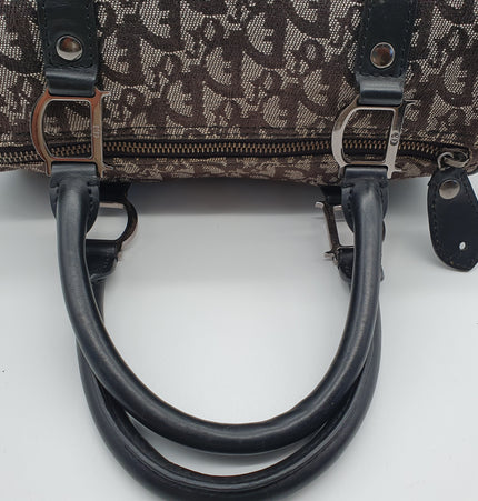 Dior Boston denim handbag