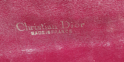 Dior monogram vintage denim crossbody bag