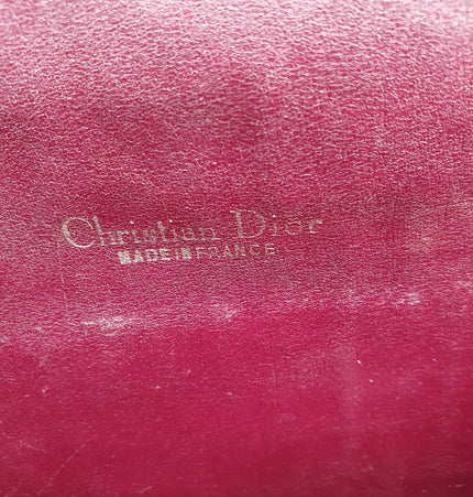 Dior monogram vintage denim crossbody bag