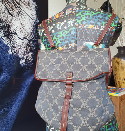 Celine vintage triomphe backpack