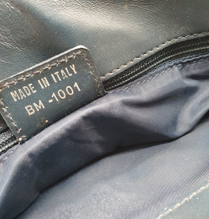 Dior saddle bowler denim handbag