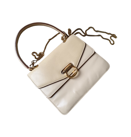 Celine vintage leather classic bag