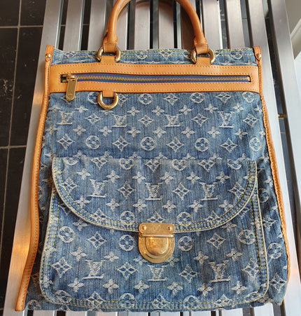 Louis vuitton denim handbag