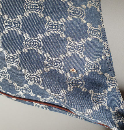 Celine triomphe large macadam crossbody bag