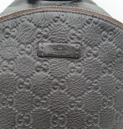 Gucci leather backpack