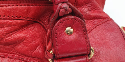Balenciaga city mettalic bag