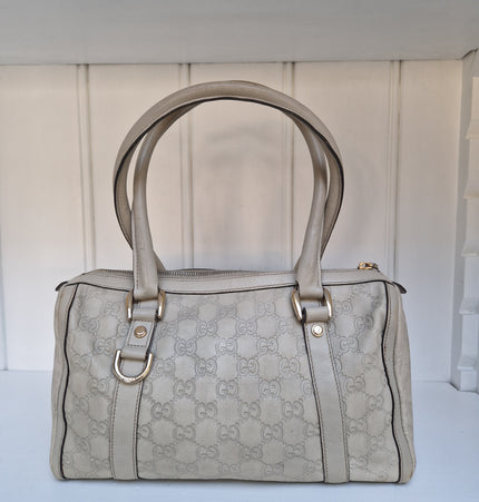 Gucci D ring leather bag