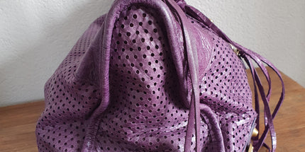 Balenciaga perforated City bag
