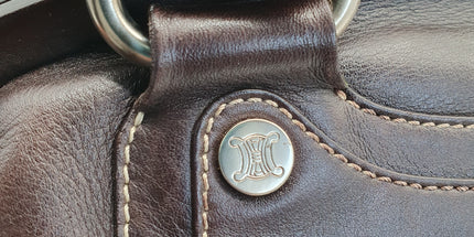Celine vintage kiss lock handbag