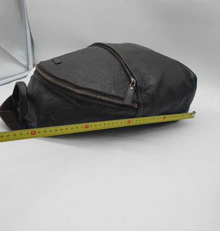 Gucci leather backpack