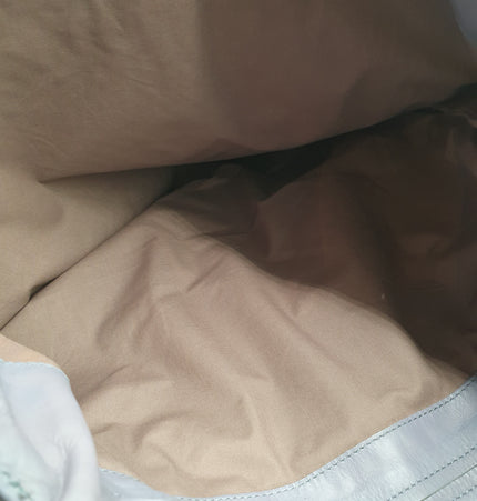 Bottega veneta leather messenger bag