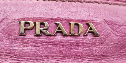 Prada leather shoulder bag