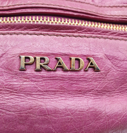 Prada leather shoulder bag