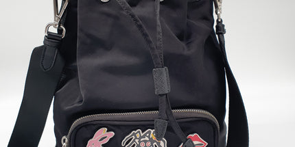 Prada duet crossbody bag