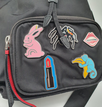 Prada duet crossbody bag