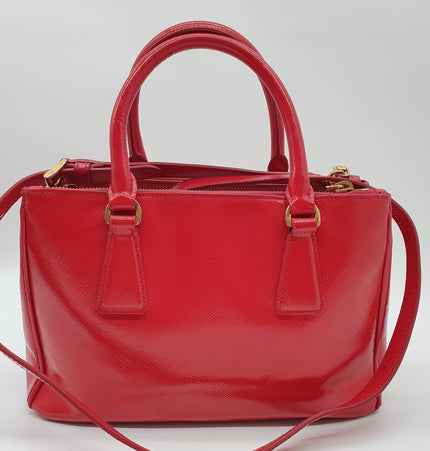 Prada galleria top handle crossbody bag