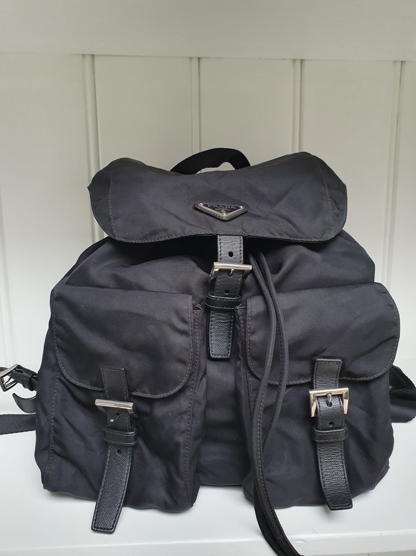 Prada renylon backpack