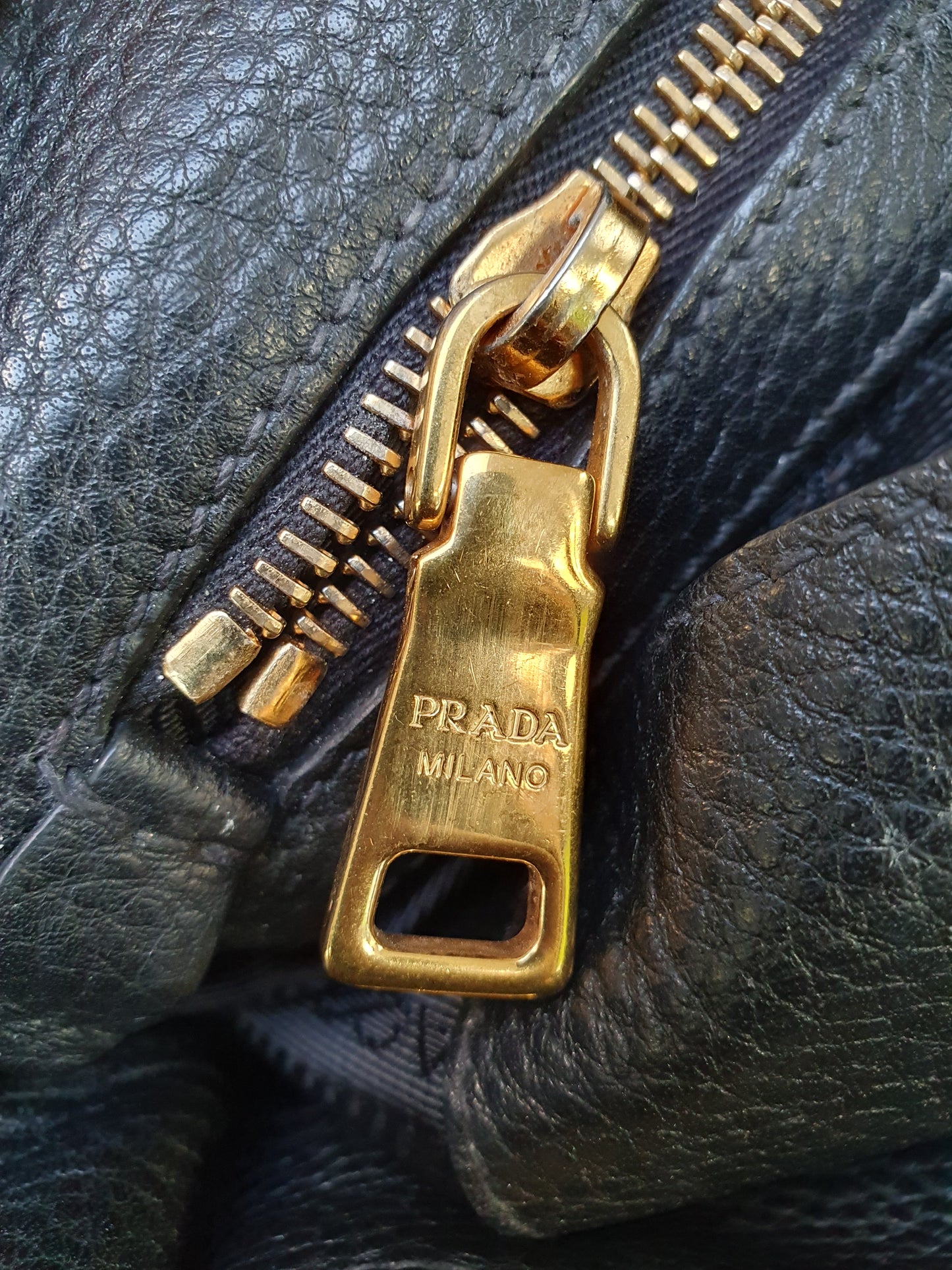 Prada leather handbag