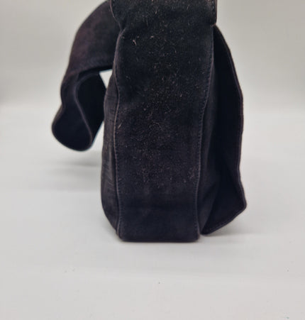 Fendi suede crossbody bag