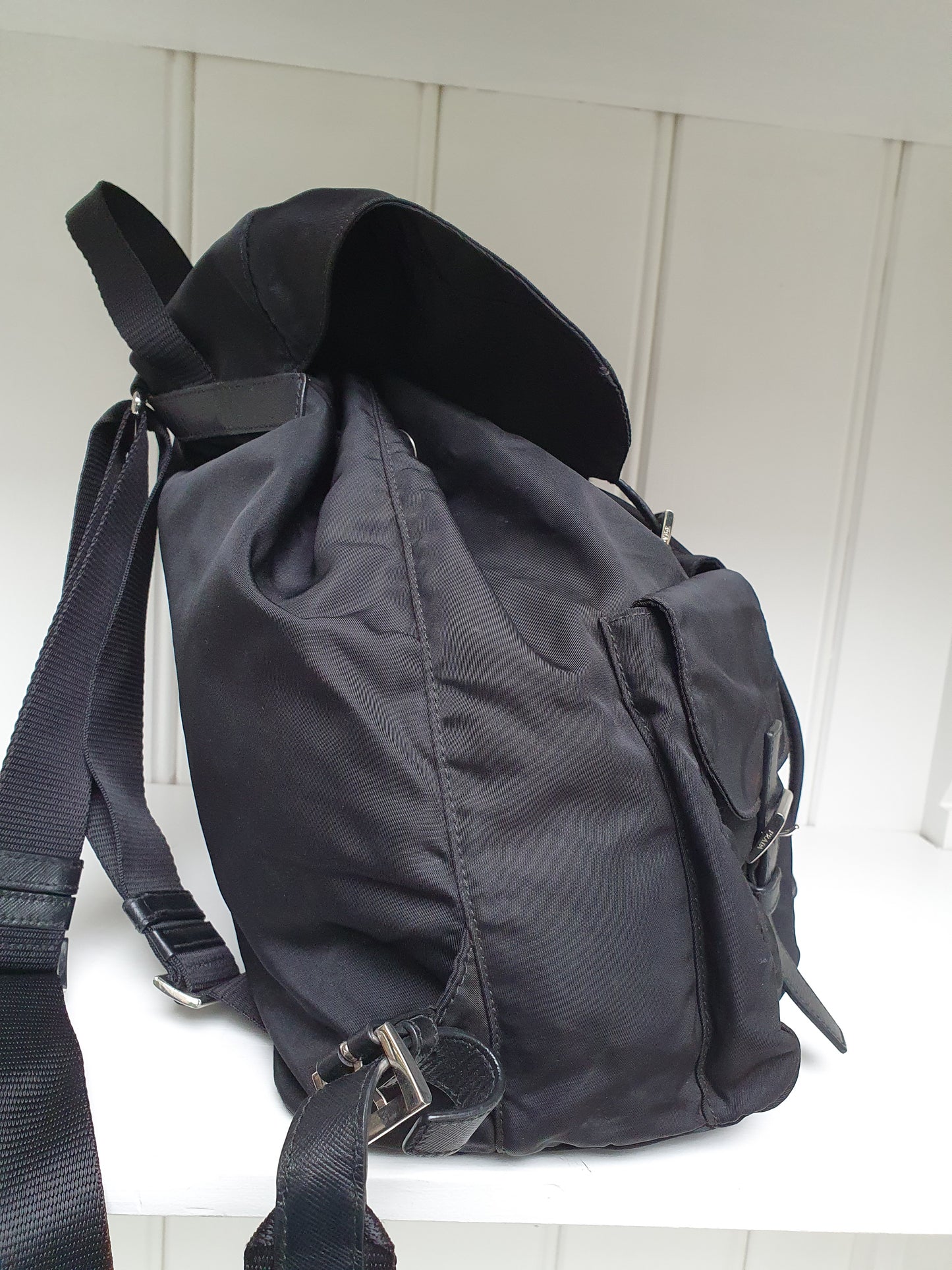 Prada renylon backpack