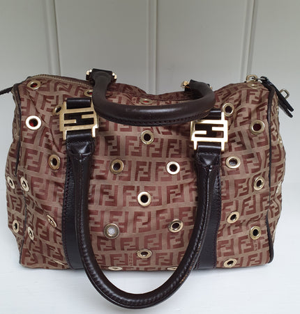 Fendi Boston rivet handbag