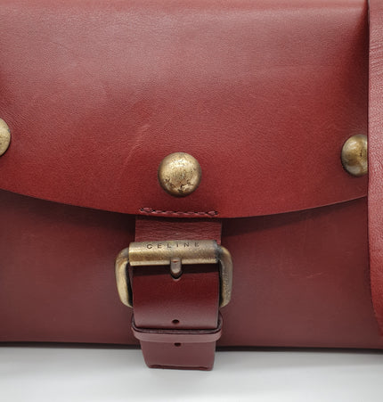 Celine leather shoulder bag