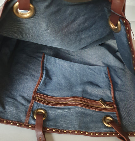 Celine triomphe macadam cloth tote