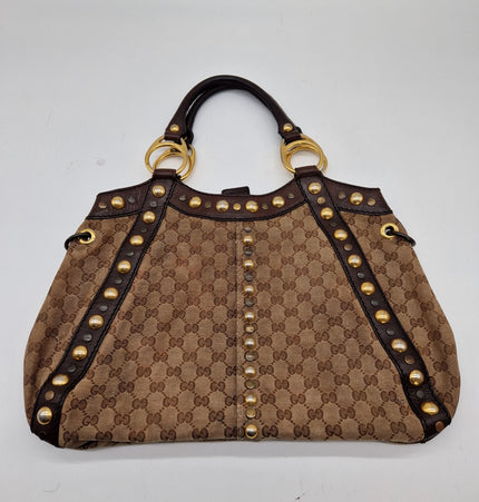 Gucci studded shoulder bag