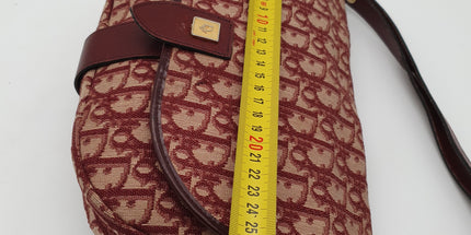 Dior monogram vintage denim crossbody bag