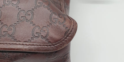 Gucci guccisima leather messenger bag