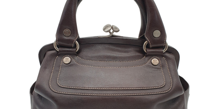 Celine vintage kiss lock handbag