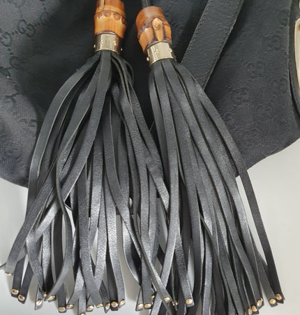 Gucci Indy cloth bag with tassle