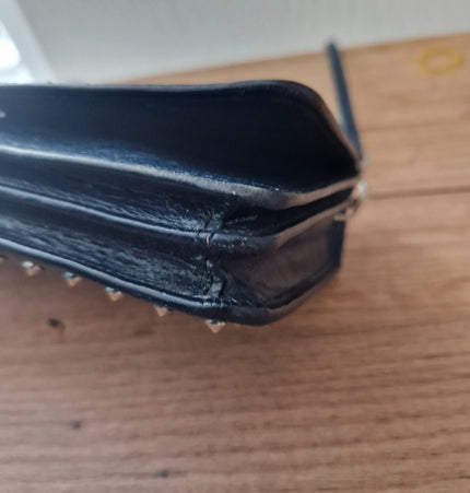 Miu miu studded pearls crossbody bag