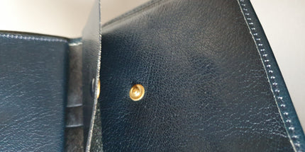Dior monogram vintage mini denim wallet
