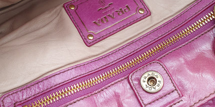 Prada leather shoulder bag