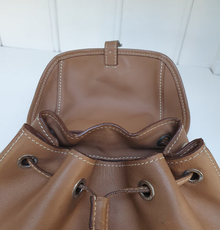 Sac à dos en cuir Prada