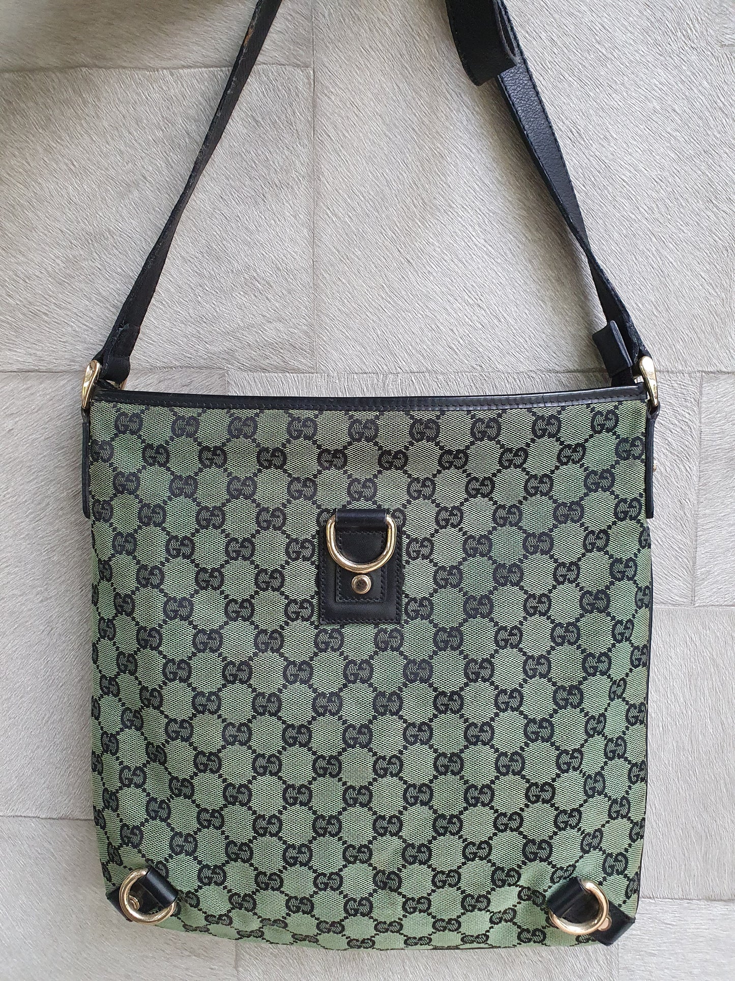 Gucci D ring crossbody bag