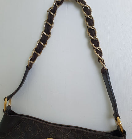 Gucci shoulder cloth bag