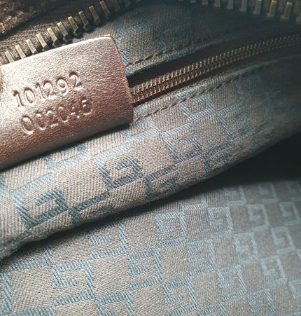 Gucci suede shoulder bag