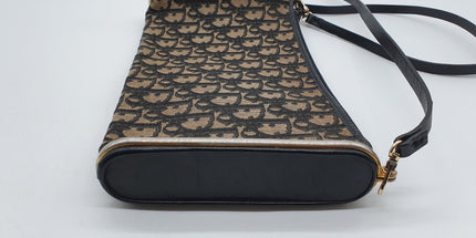 Dior vintage monogram denim crossbody bag