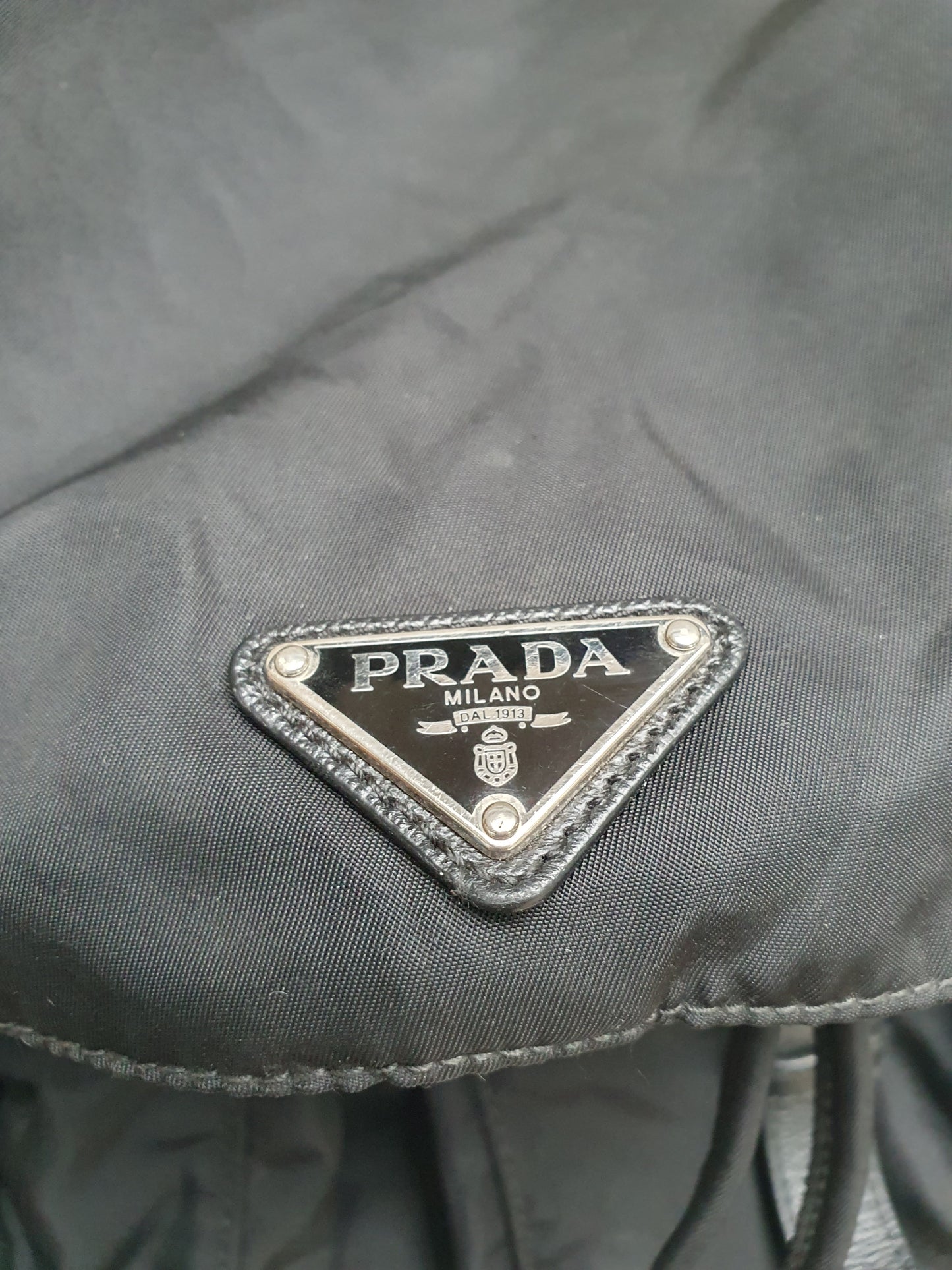 Prada renylon backpack