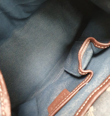 Sac bandoulière en denim Céline