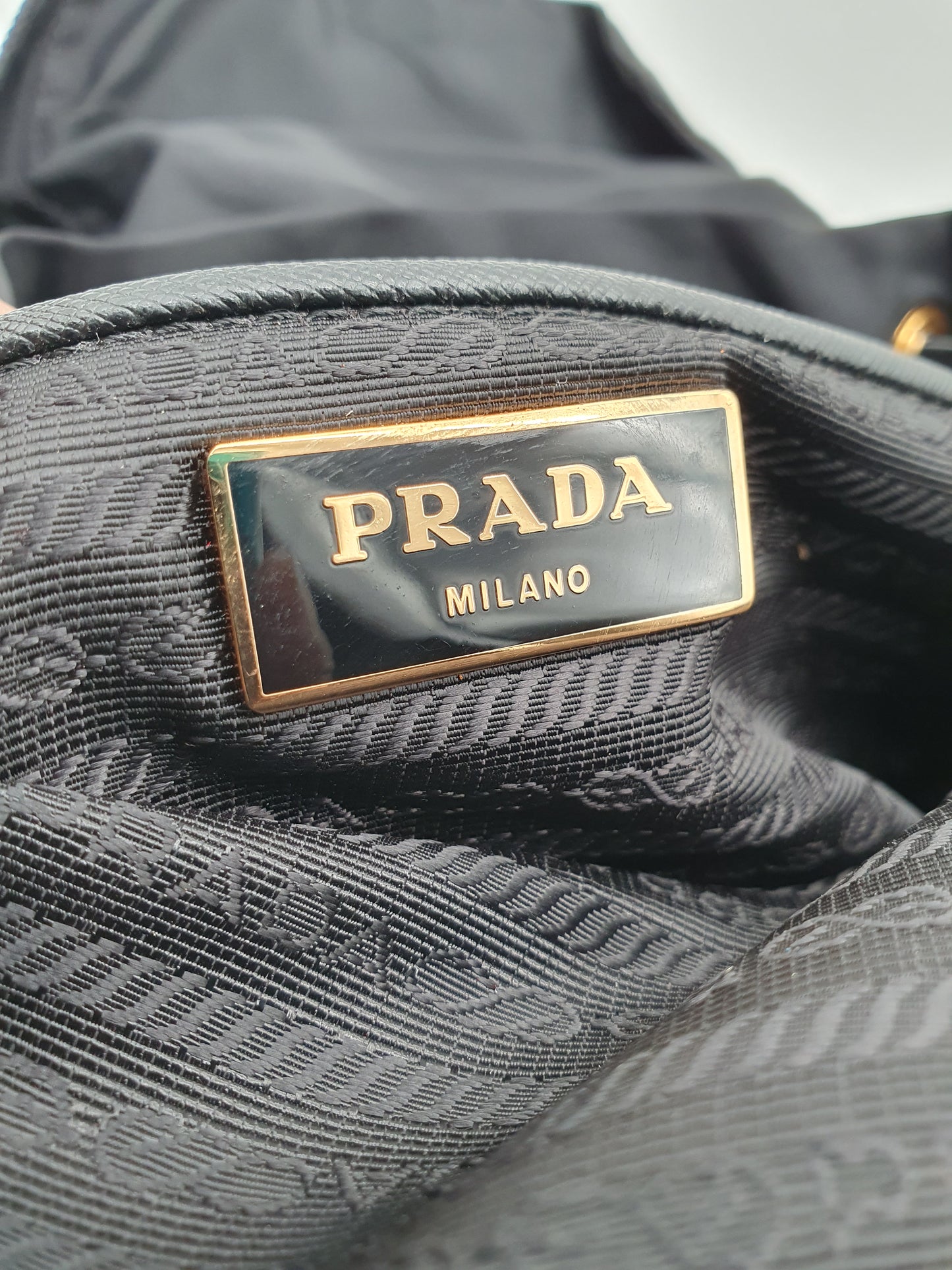 Prada robot backpack